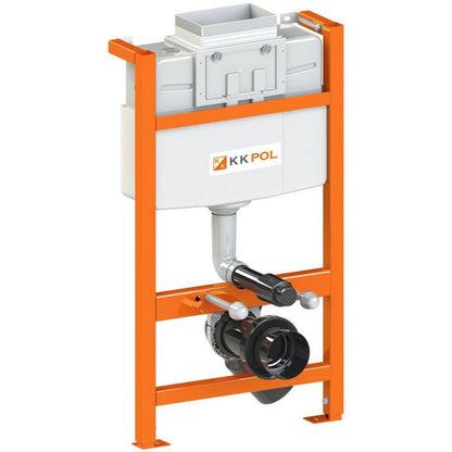 Stelaż podtynkowy WC Niski 40 cm Regulowany 112-129 cm Metalowy