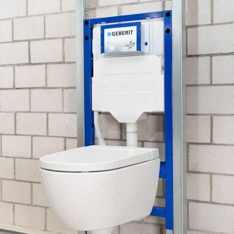 Stel til Væghængt Toilet 112 cm med Indbygget Cisterne Sigma 12 cm