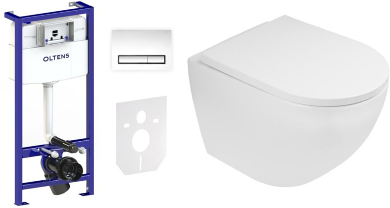 Stelaz podtynkowy Triberg 5w1 z Przyciskiem Chrom 112 cm 400 kg
