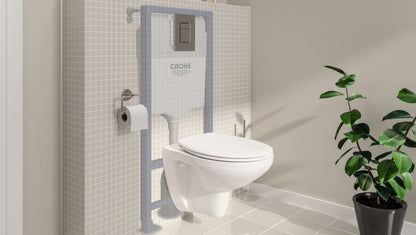 Toiletophængt Stel med Spuleknap 400 kg Bæreevne 1 stk.