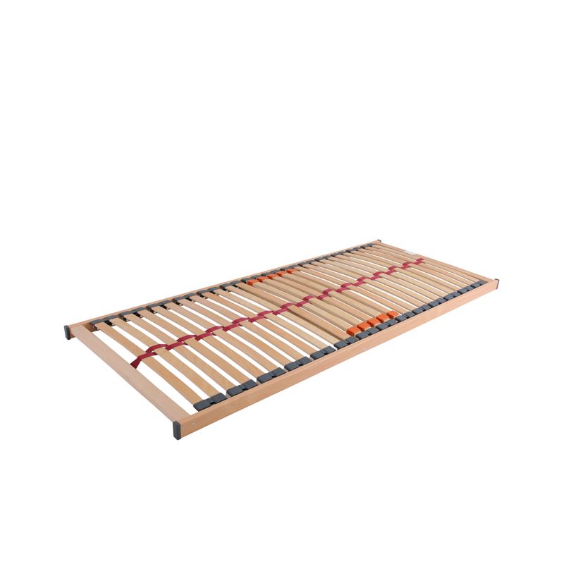 Sengerist 90x200 cm med 28 Fjedrende Trælameller