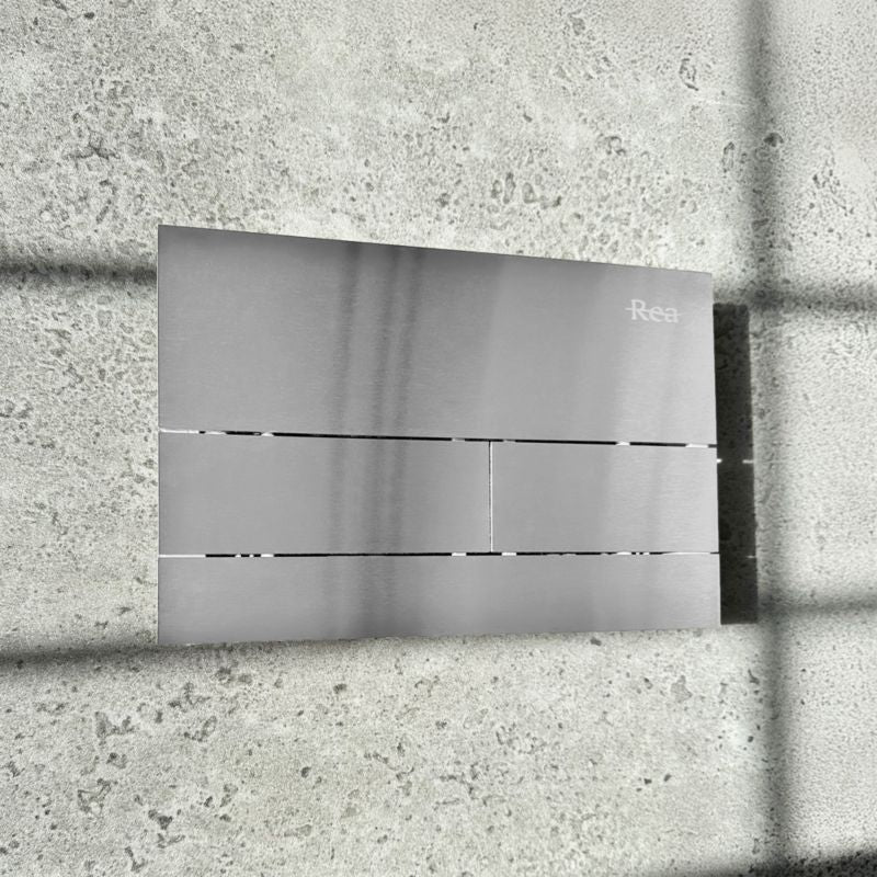 Stel Zestaw Podtynkowy K011A-Q Do Mis WC Z Przyciskiem T Stal Szczotkowana 103,5X52,5X103,5Cm 1 Szt