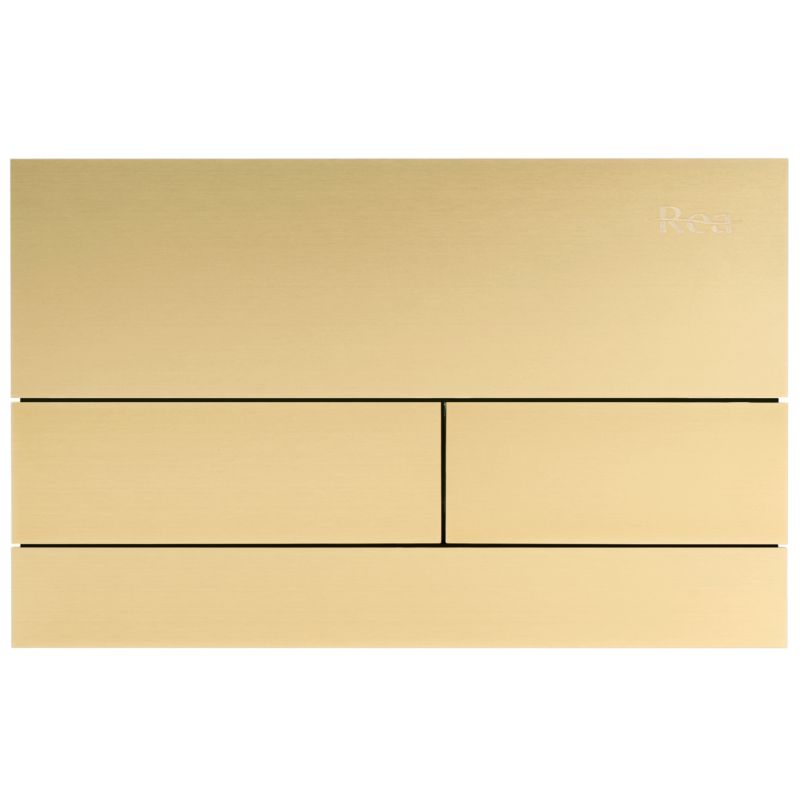 Stelaez Zestaw Podtynkowy WC 103,5x52,5x103,5 cm Zloty Szczotkowany Przycisk T 1 Szt