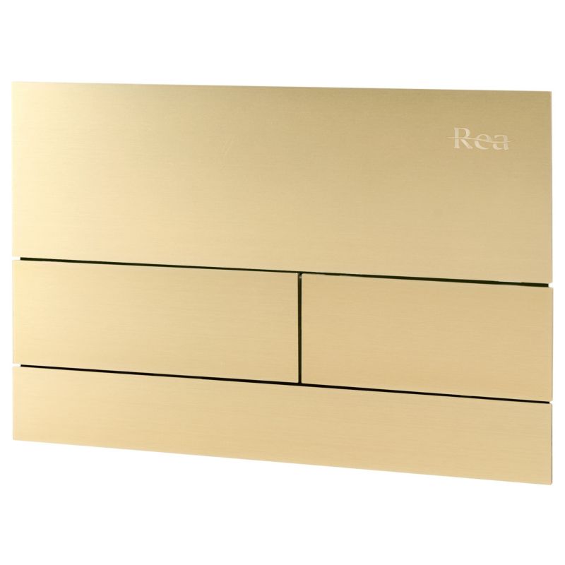 Stelaez Zestaw Podtynkowy WC 103,5x52,5x103,5 cm Zloty Szczotkowany Przycisk T 1 Szt