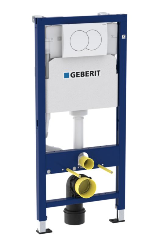 Geberit Delta 01 indbygget ramme til toilet i hvid