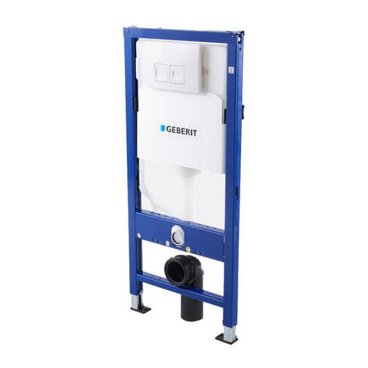 Indbygget Geberit Unifix Delta 35 WC-stel med hvid knap