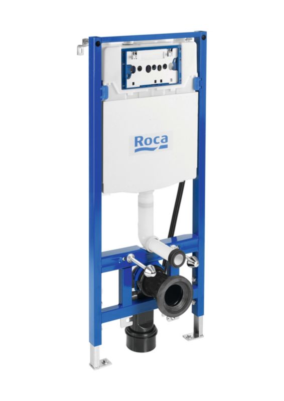 Toilet indbygningsramme Duplo One Smart 119 cm Blå