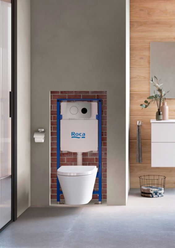Toilet Skjult Cisterne Duplo One 112-132 cm Hvid A890070020
