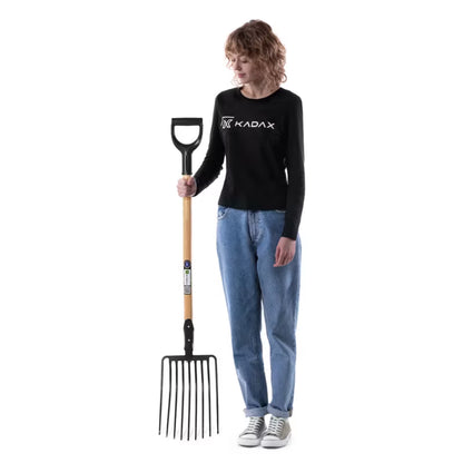 Stengreb 9 Tænder 128 cm Stål