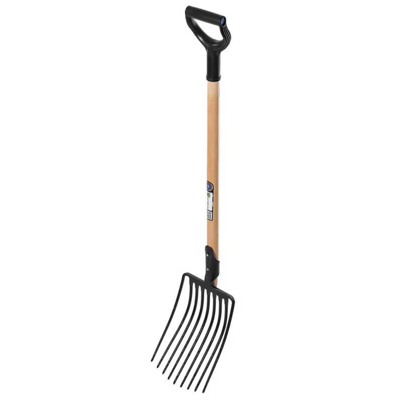 Stengreb 9 Tænder 128 cm Stål