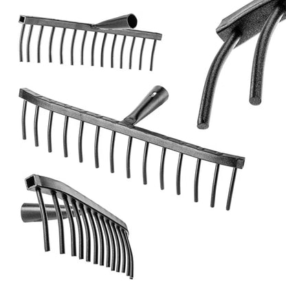 Stengrive Conde 14 Tænder 41 cm Sort