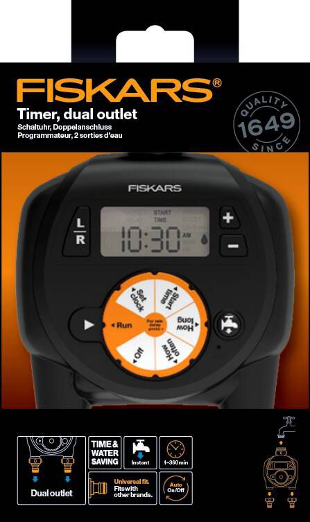 Fiskars dobbelt vandingsstyring