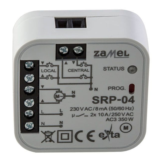 Indbygningsstyring til rullegardiner fra Zamel