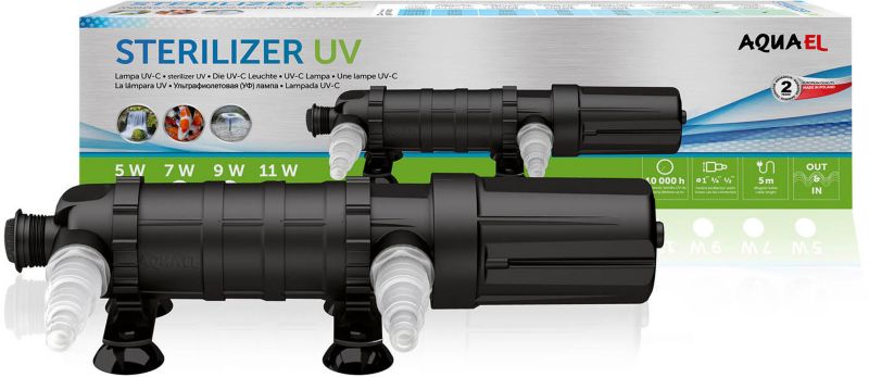 Aquael UV PS - 9 W 2.0 sterilisator til havebassin