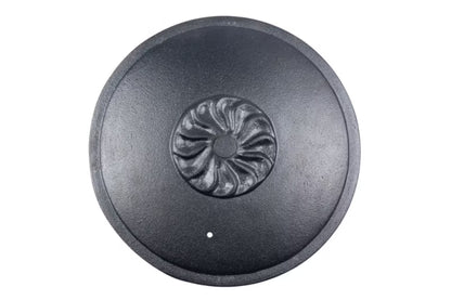Støbejernsgryde til Bål 10 Liter Sort