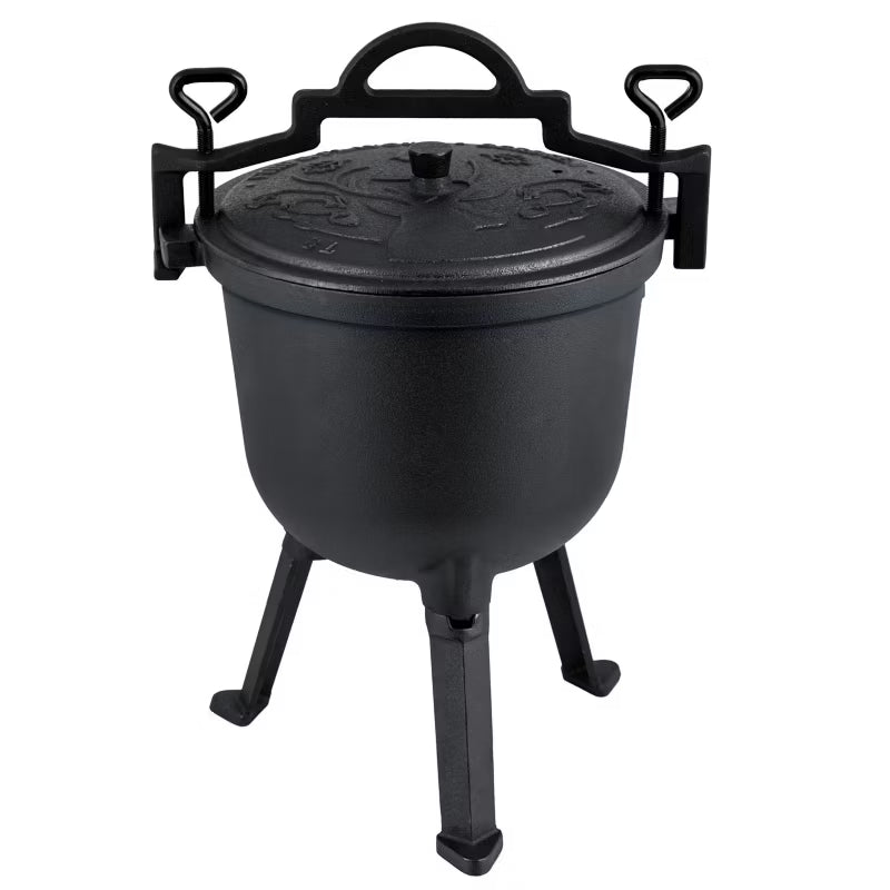 Støbejernsgryde BD-481 8 Liter Sort