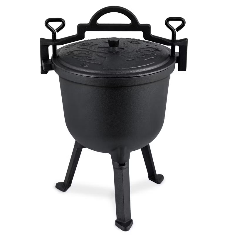 Støbejernsgryde BD-482 8 Liter Sort