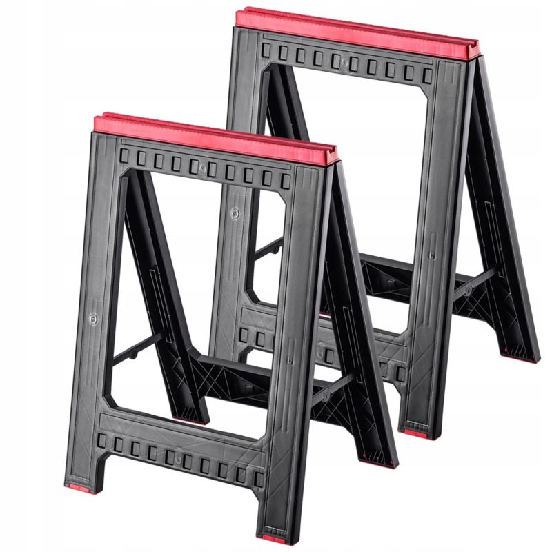 KADAX Vervik arbejdsbuk med 2 stativer, max belastning 350 kg