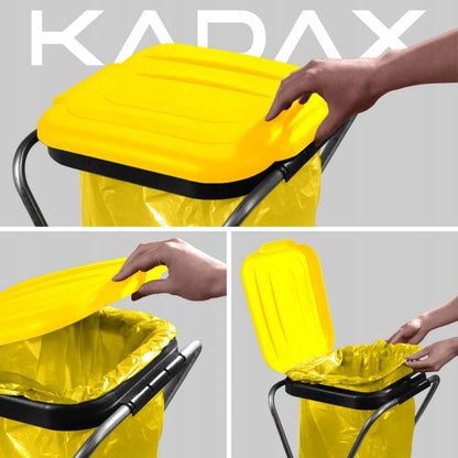 KADAX affaldssorteringsstander 1 rum med 120L pose til affald