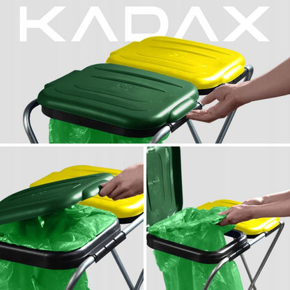 KADAX Stativ til Sække til Affaldssortering 2x120L