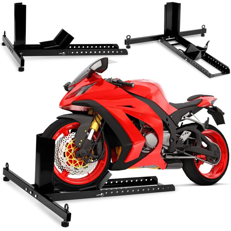 Humberg motorcykelstativ med holder og fastgørelse, 300 kg, 1 stk.