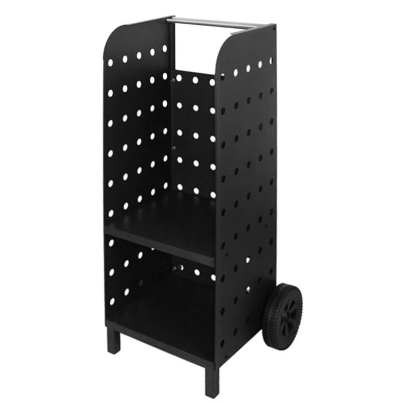 Brændereol 105 cm Sort Stål FX31045