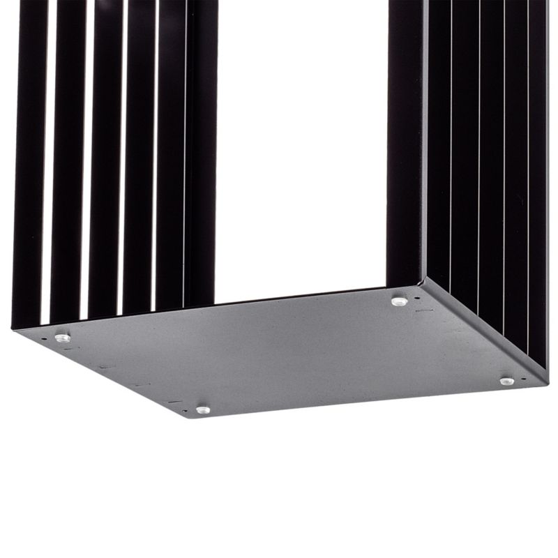 Brændereol Mantua 31 cm Sort Stål | 5906638310519