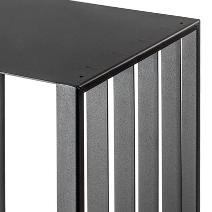 Brændereol Mantua 31 cm Sort Stål | 5906638310519