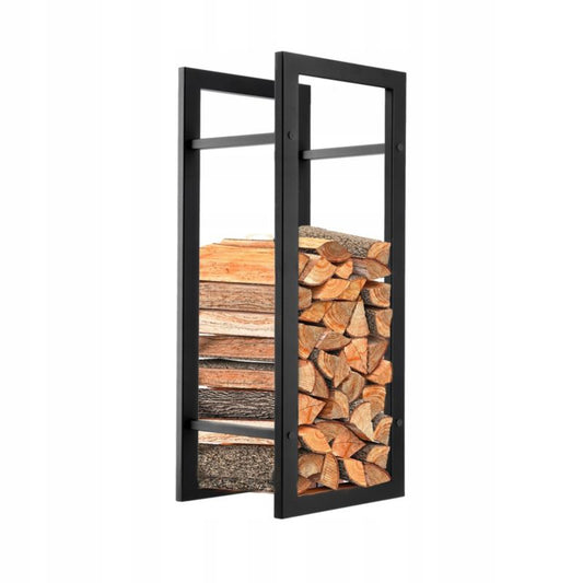 KADAX 90 cm fritstående metalstativ til brænde til pejs, 1 stk.