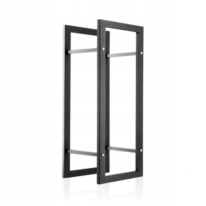 Brændereol 90 cm Sort Stål K6102