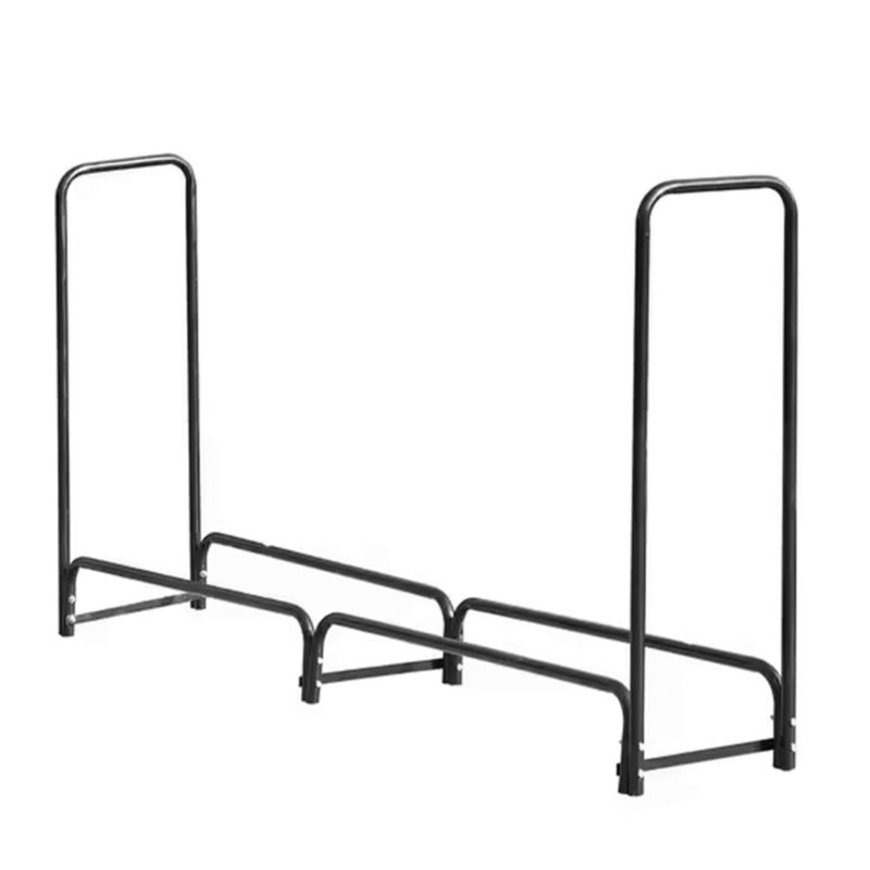 Brændereol 200x116 cm Sort Stål