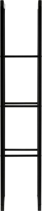 Brændereol 40x25x100 cm Sort Stål | 33311