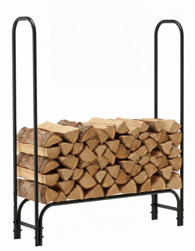 Brændereol 25x115 cm Sort Stål 33300