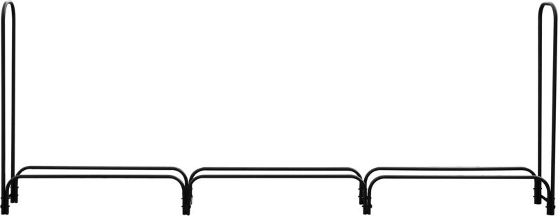 Brændereol 25x115 cm Sort Stål | 33302