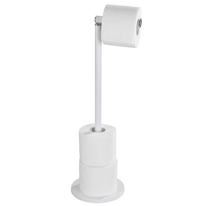 Toiletpapirstander 2-i-1 55 cm Hvid