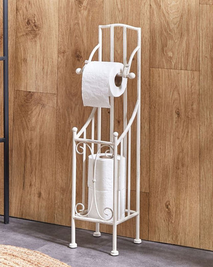Toiletpapirholder Brisa Metal Hvid 1 stk. | 4251682283823