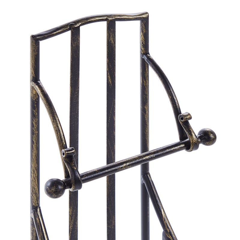 Toiletpapirstativ Brisa Metal Sort 68 cm