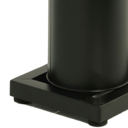 Toiletbørsteholder og Toiletpapirholder 3-i-1 Sort Bambus 60,5 cm P.PAP-WC-BLK