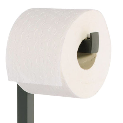 Toiletbørsteholder og Toiletpapirholder 3-i-1 Sort Bambus 60,5 cm P.PAP-WC-BLK