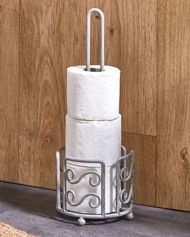 Toiletpapirstativ Mandi Metal Grå 1 stk.