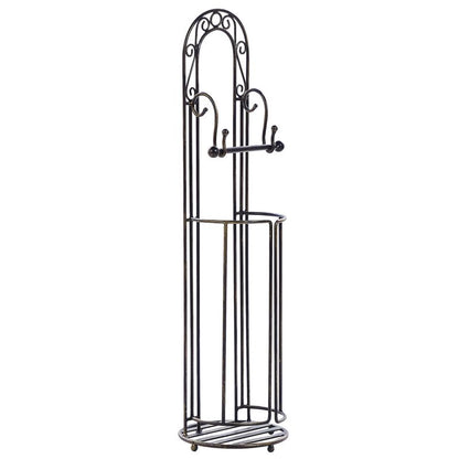 Toiletpapirholder Temuco Metal Sort 75 cm