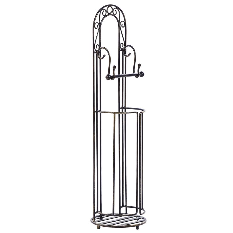 Toiletpapirholder Temuco Metal Sort 75 cm