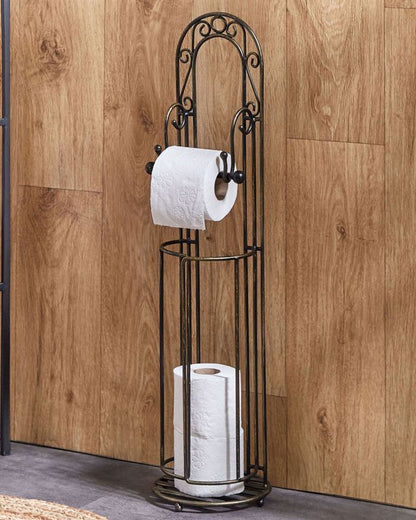 Toiletpapirholder Temuco Metal Sort 75 cm