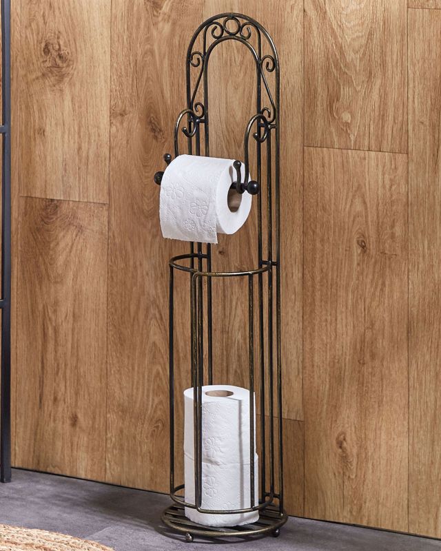 Toiletpapirholder Temuco Metal Sort 75 cm