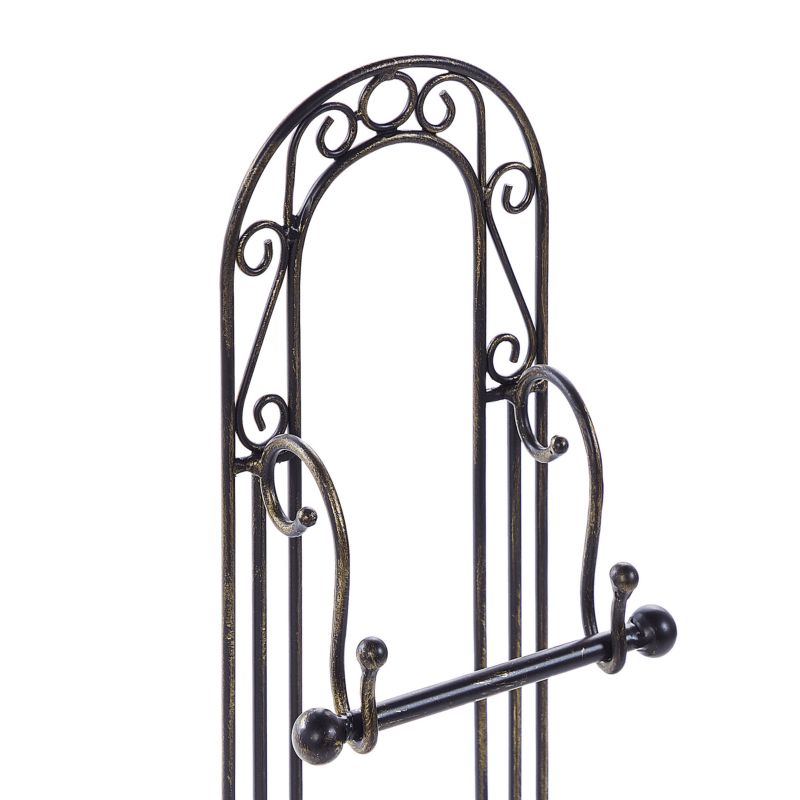 Toiletpapirholder Temuco Metal Sort 75 cm