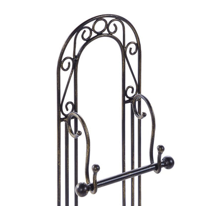 Toiletpapirholder Temuco Metal Sort 75 cm