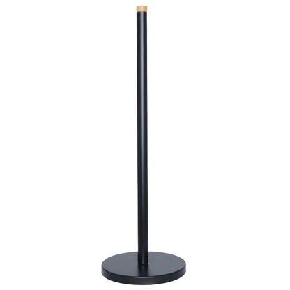 Toiletpapirholder 4 Ruller Sort Mat Stål 45 cm