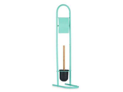 Toiletpapirholder med Toiletbørste Mint 81 cm Stål