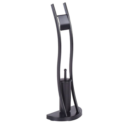 Toiletpapirstander SOACHA 18x18x92 cm Sort