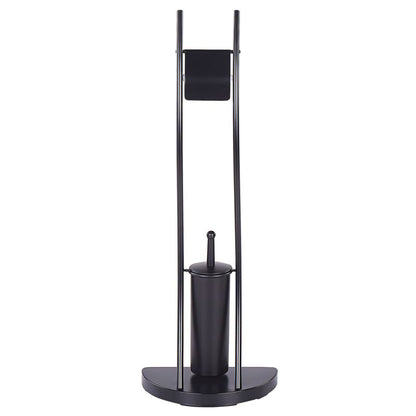 Toiletpapirstander SOACHA 18x18x92 cm Sort
